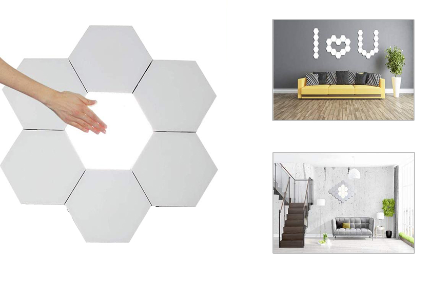 LED Bezdrátové svítidlo HEXAGON na dálkové ovládání